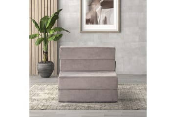 1-sits bäddsoffa Maroubridge Ljusgrå - Ljusgrå - Möbler - Fåtölj & stolar - Fåtölj - Bäddfåtölj