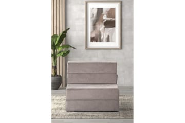 1-sits bäddsoffa Maroubridge Ljusgrå - Ljusgrå - Möbler - Fåtölj & stolar - Fåtölj - Bäddfåtölj