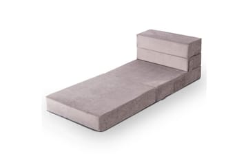 1-sits bäddsoffa Maroubridge Ljusgrå - Ljusgrå - Möbler - Fåtölj & stolar - Fåtölj - Bäddfåtölj