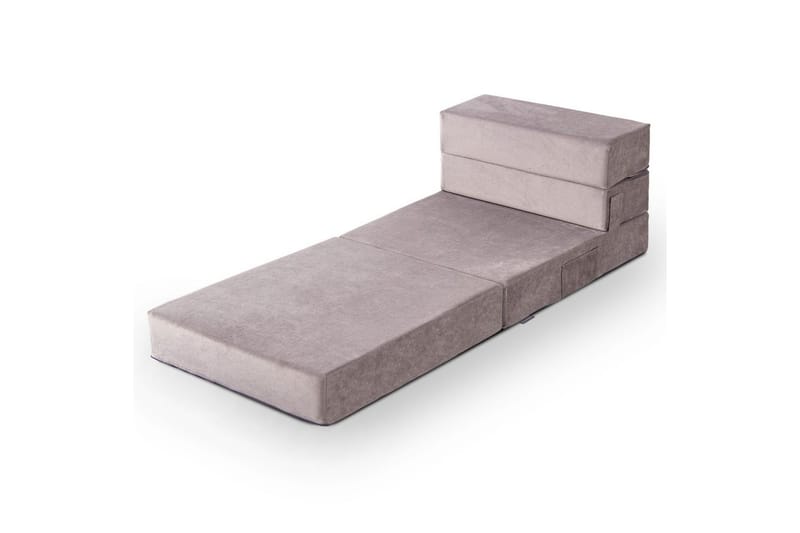 1-sits bäddsoffa Maroubridge Ljusgrå - Ljusgrå - Möbler - Fåtölj & stolar - Fåtölj - Bäddfåtölj