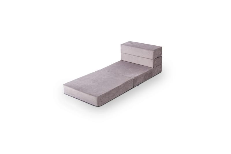 1-sits bäddsoffa Maroubridge Ljusgrå - Ljusgrå - Möbler - Fåtölj & stolar - Fåtölj - Bäddfåtölj