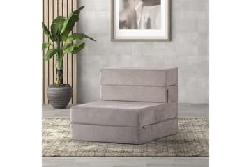 1-sits bäddsoffa Maroubridge Ljusgrå - Ljusgrå - Möbler - Fåtölj & stolar - Fåtölj - Bäddfåtölj