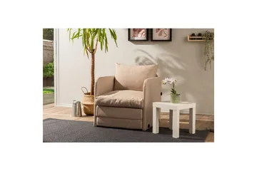 1-sits bäddsoffa Rubby Beige - Beige - Möbler - Fåtölj & stolar - Fåtölj - Bäddfåtölj