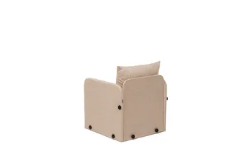 1-sits bäddsoffa Rubby Beige - Beige - Möbler - Fåtölj & stolar - Fåtölj - Bäddfåtölj