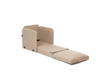 1-sits bäddsoffa Rubby Beige - Beige - Möbler - Fåtölj & stolar - Fåtölj - Bäddfåtölj