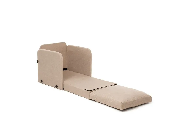 1-sits bäddsoffa Rubby Beige - Beige - Möbler - Fåtölj & stolar - Fåtölj - Bäddfåtölj