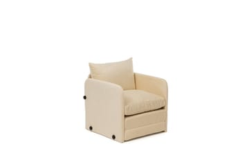 1-sits bäddsoffa Rubby Grädde