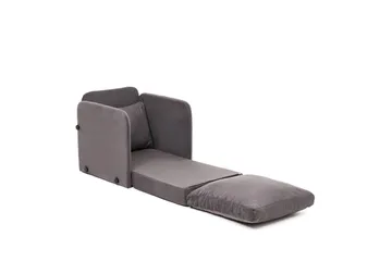 1-sits bäddsoffa Rubby Grå - Grå - Möbler - Fåtölj & stolar - Fåtölj - Bäddfåtölj