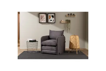 1-sits bäddsoffa Rubby Grå - Grå - Möbler - Fåtölj & stolar - Fåtölj - Bäddfåtölj