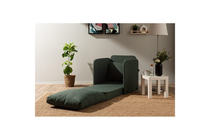 1-sits bäddsoffa Rubby Grön - Grön - Möbler - Fåtölj & stolar - Fåtölj - Bäddfåtölj