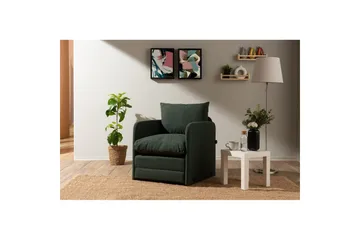 1-sits bäddsoffa Rubby Grön - Grön - Möbler - Fåtölj & stolar - Fåtölj - Bäddfåtölj