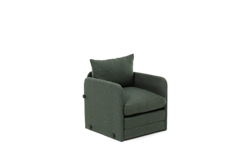 1-sits bäddsoffa Rubby Grön - Grön - Möbler - Fåtölj & stolar - Fåtölj - Bäddfåtölj