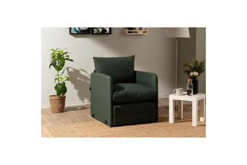 1-sits bäddsoffa Rubby Grön - Grön - Möbler - Fåtölj & stolar - Fåtölj - Bäddfåtölj