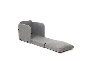 1-sits bäddsoffa Rubby Ljusgrå - Ljusgrå - Möbler - Fåtölj & stolar - Fåtölj - Bäddfåtölj