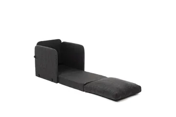 1-sits bäddsoffa Rubby Mörkgrå - Mörkgrå - Möbler - Fåtölj & stolar - Fåtölj - Bäddfåtölj