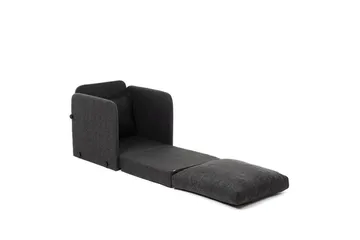 1-sits bäddsoffa Rubby Mörkgrå - Mörkgrå - Möbler - Fåtölj & stolar - Fåtölj - Bäddfåtölj