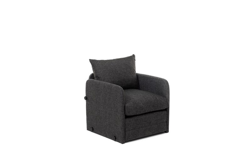 1-sits bäddsoffa Rubby Mörkgrå - Mörkgrå - Möbler - Fåtölj & stolar - Fåtölj - Bäddfåtölj