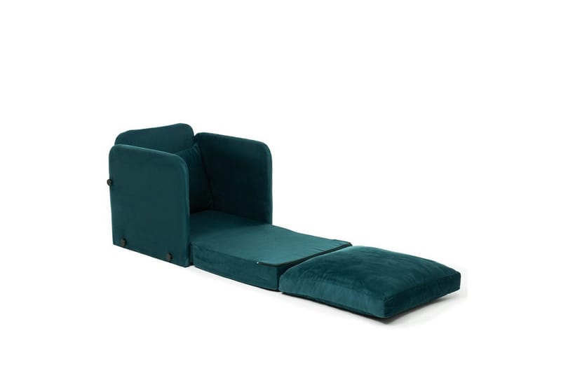 1-sits bäddsoffa Rubby Petrolgrön - Petrolgrön - Möbler - Fåtölj & stolar - Fåtölj - Bäddfåtölj