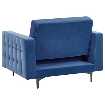 Fåtölj Aberdeen - Blå, Svart - Möbler - Fåtölj & stolar - Fåtölj - Liggfåtölj