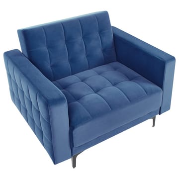 Fåtölj Aberdeen - Blå, Svart - Möbler - Fåtölj & stolar - Fåtölj