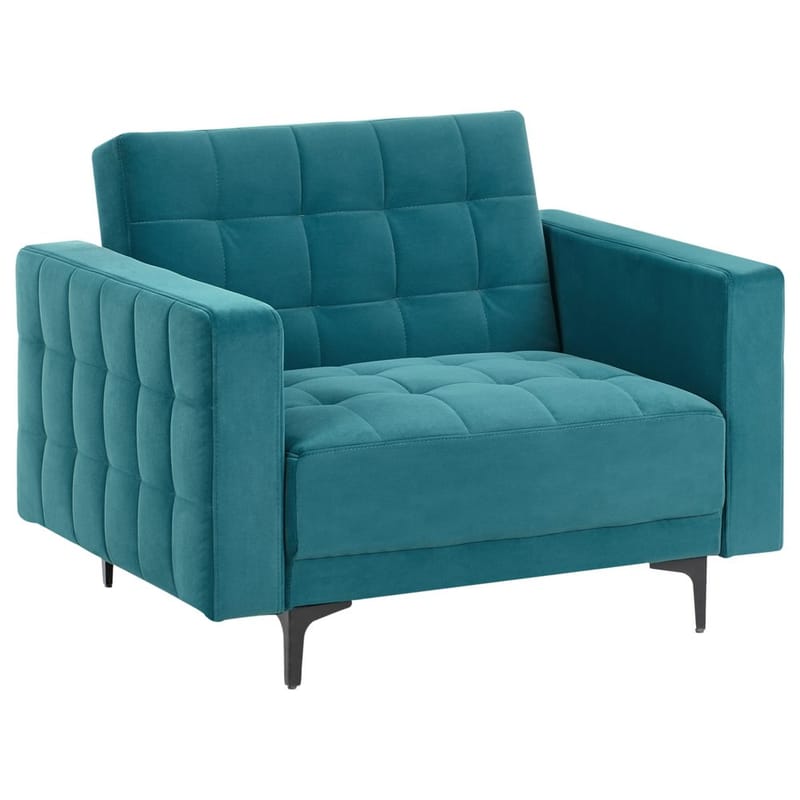 Fåtölj Aberdeen - Havsblå, Svart - Möbler - Fåtölj & stolar - Fåtölj - Liggfåtölj