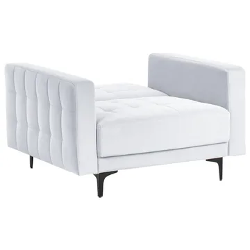 Fåtölj Aberdeen - Ljusgrå, svart - Möbler - Fåtölj & stolar - Fåtölj - Liggfåtölj