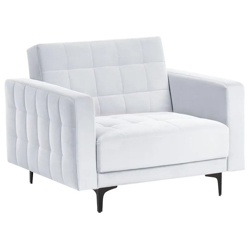 Fåtölj Aberdeen, Ljusgrå, svart