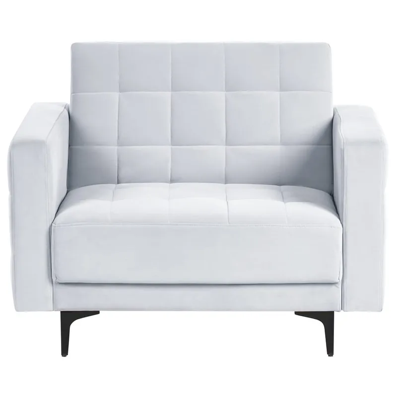 Fåtölj Aberdeen - Ljusgrå, svart - Möbler - Fåtölj & stolar - Fåtölj - Liggfåtölj