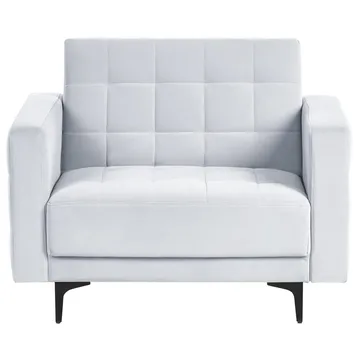 Fåtölj Aberdeen - Ljusgrå, svart - Möbler - Fåtölj & stolar - Fåtölj - Bäddfåtölj