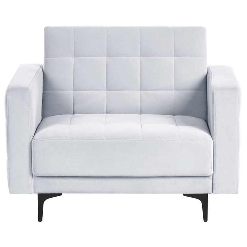 Fåtölj Aberdeen - Ljusgrå, svart - Möbler - Fåtölj & stolar - Fåtölj - Bäddfåtölj