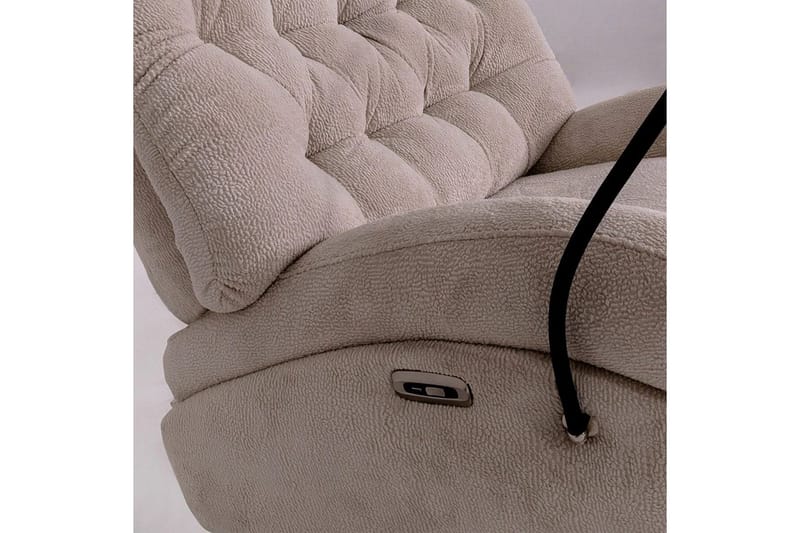 Adesis Reclinerfåtölj Elektrisk - Krämvit - Möbler - Fåtölj & stolar - Fåtölj - Liggfåtölj