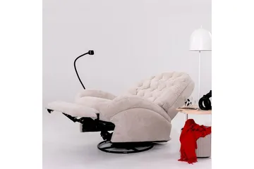 Adesis Reclinerfåtölj Elektrisk - Krämvit - Möbler - Fåtölj & stolar - Fåtölj - Biofåtölj & reclinerfåtölj