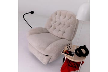 Adesis Reclinerfåtölj Elektrisk - Krämvit - Möbler - Fåtölj & stolar - Fåtölj - Liggfåtölj