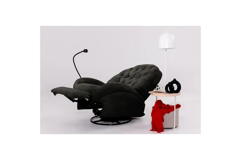 Adesis Reclinerfåtölj Elektrisk - Svart - Möbler - Fåtölj & stolar - Fåtölj - Liggfåtölj