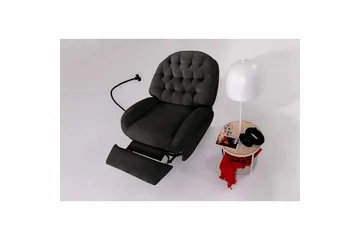 Adesis Reclinerfåtölj Elektrisk - Svart - Möbler - Fåtölj & stolar - Fåtölj - Liggfåtölj