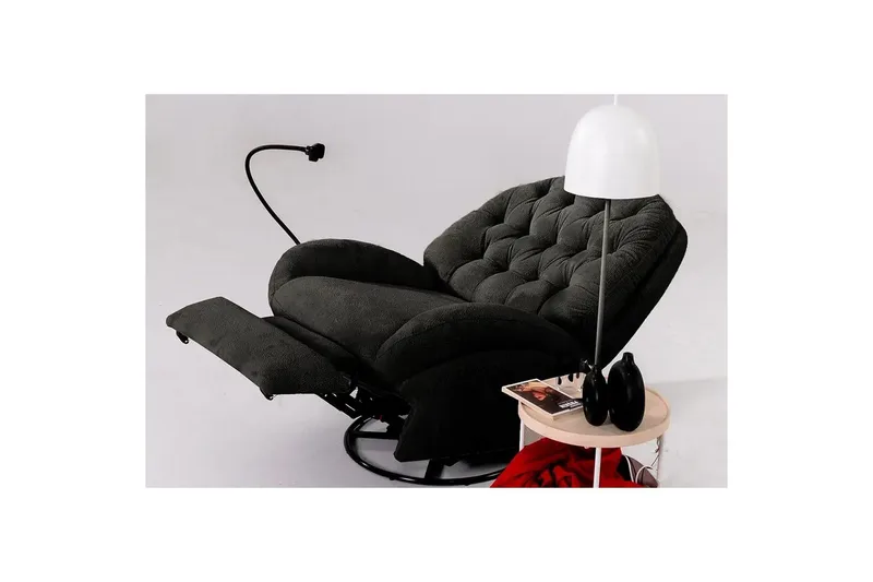 Adesis Reclinerfåtölj Elektrisk - Svart - Möbler - Fåtölj & stolar - Fåtölj - Liggfåtölj