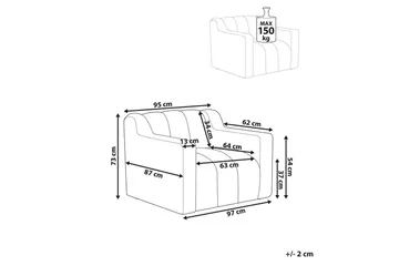 Fåtölj Agerup - Vit - Möbler - Fåtölj & stolar - Fåtölj