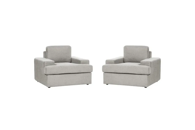 Fåtölj Alla set om 2 Grå, Grå