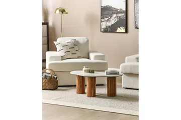 Fåtölj Alla set om 2 Vit - Vit - Möbler - Fåtölj & stolar - Fåtölj