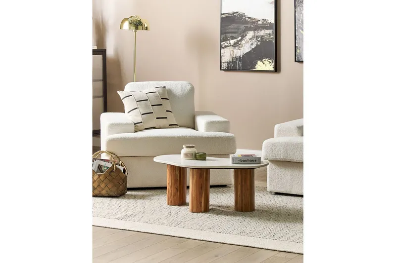 Fåtölj Alla set om 2 Vit - Vit - Möbler - Fåtölj & stolar - Fåtölj