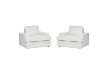 Fåtölj Alla set om 2 Vit - Vit - Möbler - Fåtölj & stolar - Fåtölj