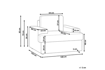 Fåtölj Alla - Vit - Möbler - Fåtölj & stolar - Fåtölj