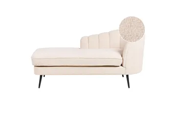 Allier Schäslong 150 cm Höger - Beige/Svart - Möbler - Fåtölj & stolar - Fåtölj - Liggfåtölj