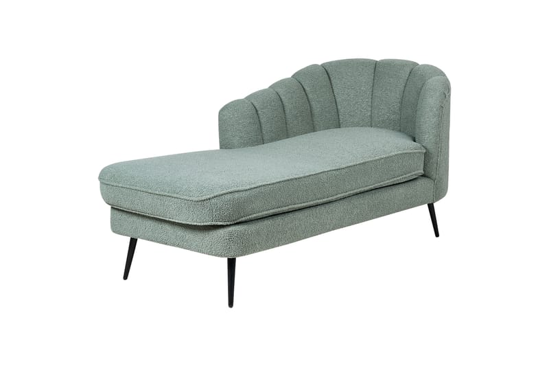 Allier Schäslong 150 cm Höger - Svart/Grön - Möbler - Fåtölj & stolar - Fåtölj - Liggfåtölj