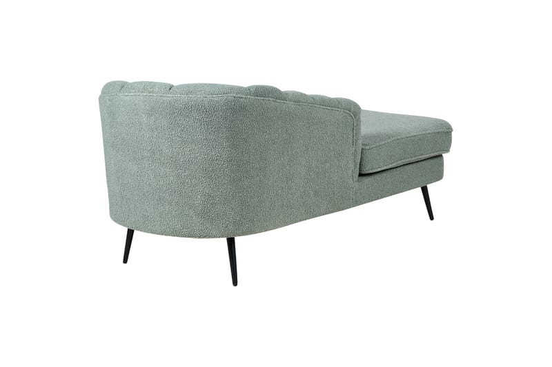 Allier Schäslong 150 cm Höger - Svart/Grön - Möbler - Fåtölj & stolar - Fåtölj - Liggfåtölj