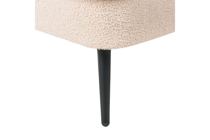 Allier Schäslong 150 cm Vänster - Beige/Svart - Möbler - Fåtölj & stolar - Fåtölj - Liggfåtölj