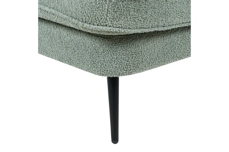 Allier Schäslong 150 cm Vänster - Svart/Grön - Möbler - Fåtölj & stolar - Fåtölj - Liggfåtölj