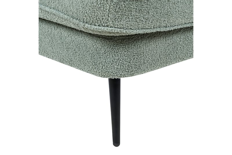 Allier Schäslong 150 cm Vänster - Svart/Grön - Möbler - Fåtölj & stolar - Fåtölj - Liggfåtölj