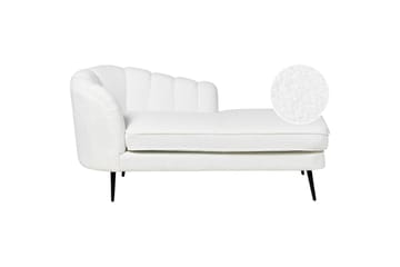 Allier Schäslong 150 cm Vänster - Svart/Vit - Möbler - Fåtölj & stolar - Fåtölj - Liggfåtölj
