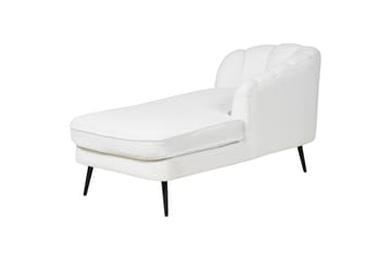 Allier Schäslong 150 cm Vänster - Svart/Vit - Möbler - Fåtölj & stolar - Fåtölj - Liggfåtölj